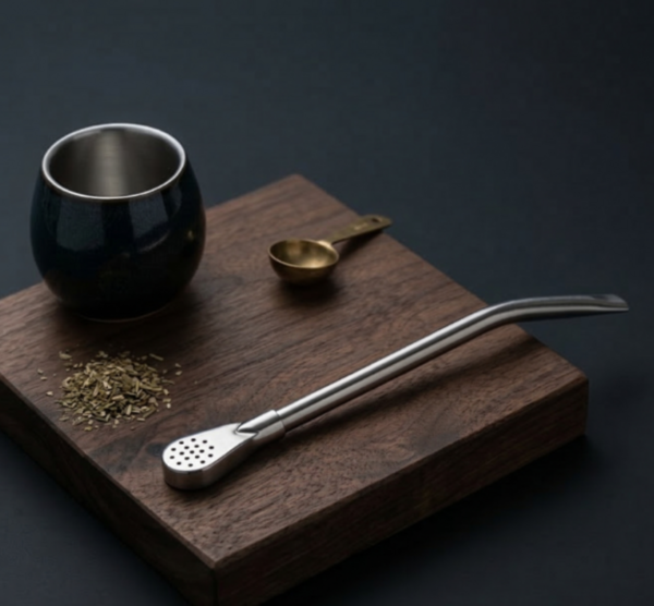 Bombilla Authentique – Paille à Maté en Acier Inoxydable